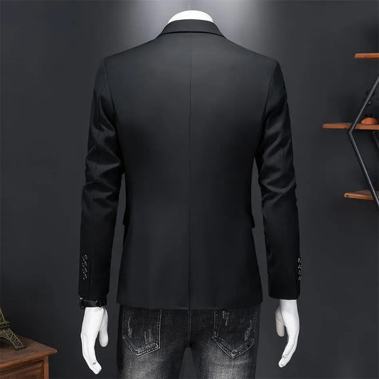High-end Brand Casual Business Men's Blazer Groom Wedding.